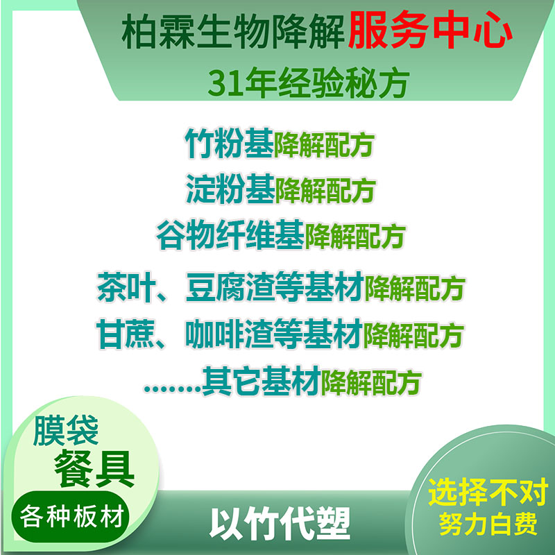 全降解购物袋配方